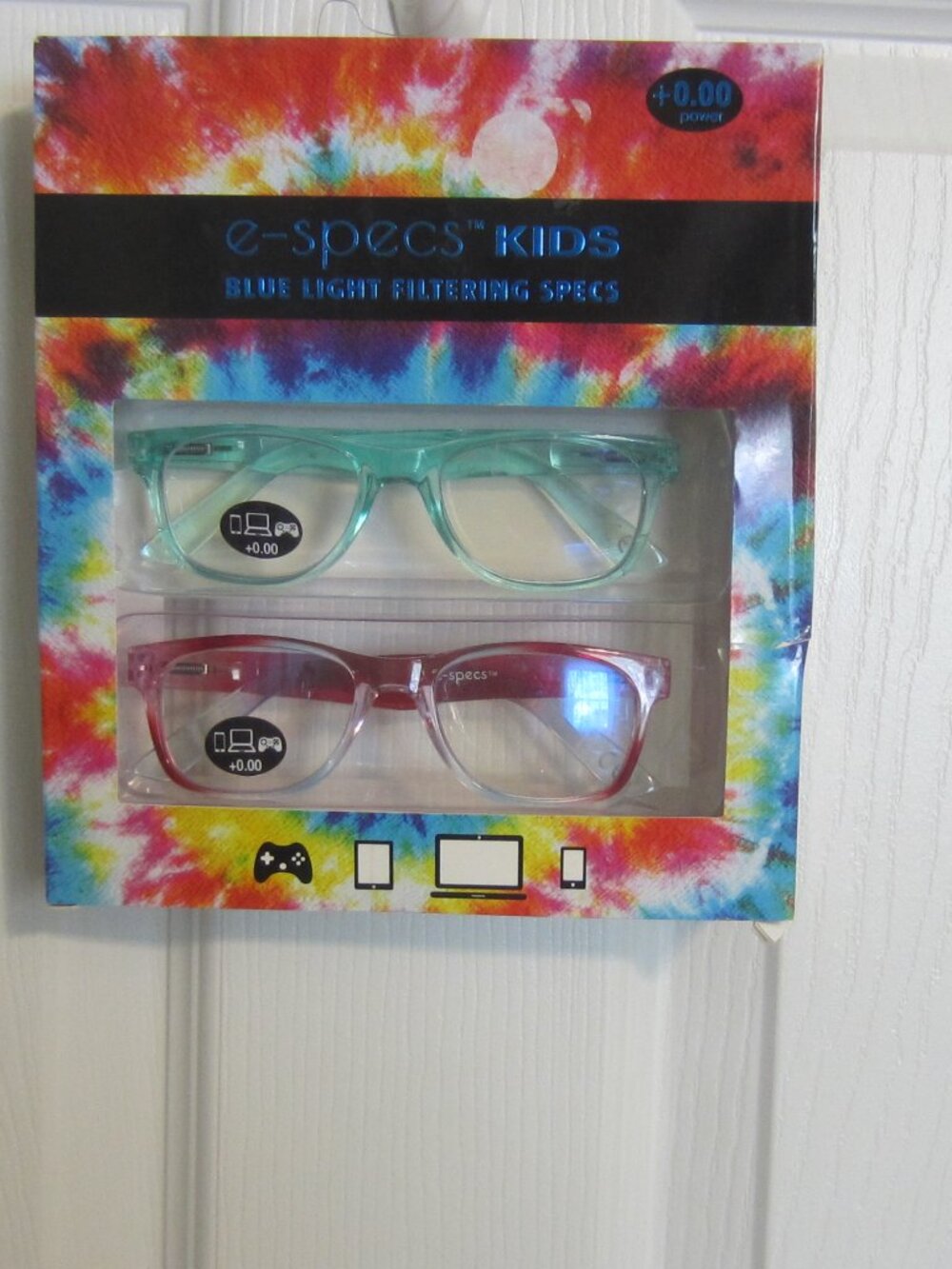 NIB/E-Specs Kids Blue Light Filtering Glasses ~ Pack of 2 ~ BRAND NEW!